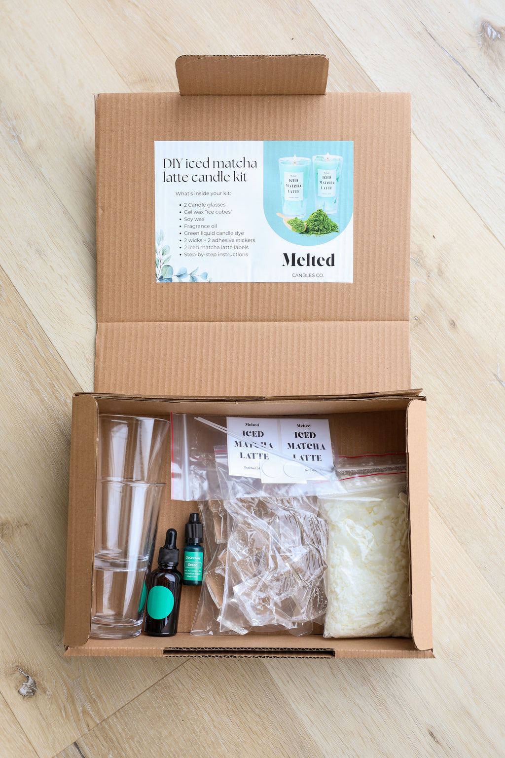 DIY Candle making kit - Iced Macha edition