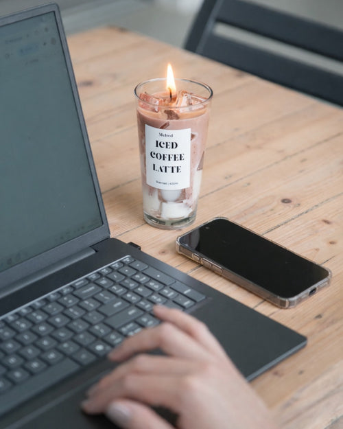 Iced Coffee Latte Candle